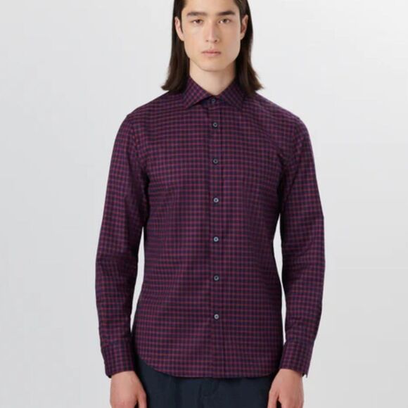 Bugatchi Axel Checkered Class Fit Shirt